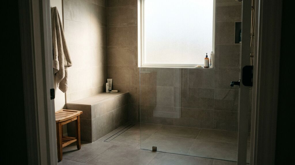Walk-in shower vs tub remodel in an Eagan MN primary bathroom
